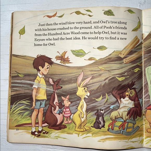 Walt Disney Presents Winnie The Pooh And The Blustery Day Record And Book Read - Picture 12 of 12